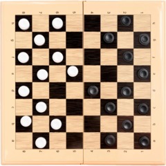 Настольная игра Шашки-Шахматы-Нарды (бол, беж),   03893 - фото 6