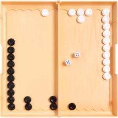 Настольная игра Шашки-Шахматы-Нарды (бол, беж),   03893 - фото 8