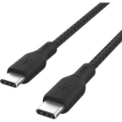Кабель Belkin (CAB014BT3MBK)BoostCh.100W USB-C to USB-C 2.0 Braided 3м. чер - фото 4