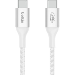 Кабель Belkin (CAB015bt1MWH)BoostCh.240W PD USB-C/USB-C Braided 1м бел - фото 5