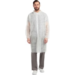 Халат на липучках 20гр/м2 р.XXL, белый, (10шт/упак),арт.406-878-003,к