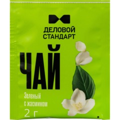 Чай Деловой Стандарт зеленый с жасмином 2гх100пак - фото 2