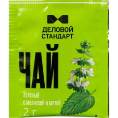 Чай Деловой Стандарт зелен с мелиссой и мятой 2грх100пак - фото 2