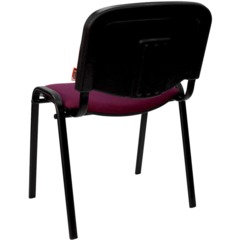 Стул UA_EChair Rio(ИЗО/ISO) черн, ткань бордовый С-29 - фото 7