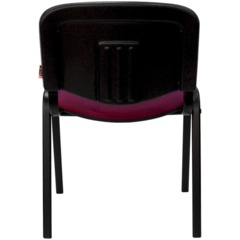 Стул UA_EChair Rio(ИЗО/ISO) черн, ткань бордовый С-29 - фото 13