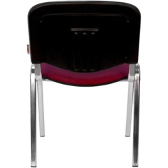 Стул UA_EChair Rio(ИЗО/ISO) хром, ткань бордовый С-29, поперечина 18 - фото 13