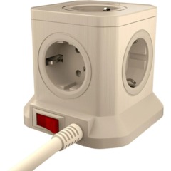 Сетевой фильтр AGNI  5р/2м 2м,слоновая кость(TP-VE4U5E-2m-ivory) - фото 3