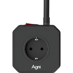 Сетевой фильтр AGNI  5р/2м,3USB 1TYPE-C,черный(TP-VE4U5E-C-2m-black) - фото 4