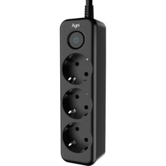 Сетевой фильтр AGNI 3/2м,черный(TP-FD3E-2m-black) - фото 3
