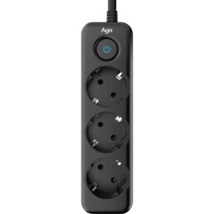 Сетевой фильтр AGNI 3/3м,черный(TP-FD3E-3m-black)