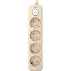 Сетевой фильтр AGNI 4/3м,слоновая кость(TP-FD4E-3m-ivory)