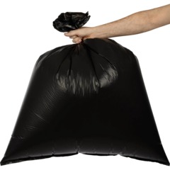 Мешки для мусора ПВД 160л 30мкм 50шт/уп черн 80х100см CleanBag_1447 - фото 3