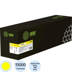 Картридж лазерный Cactus CS-TK5215Y TK-5215 жел. для Kyocera 406ci