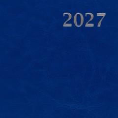 Ежедневник датированный 2027 Attache АГЕНДА А5 168л 138x213мм под кожу син - фото 3