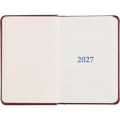 Ежедневник датированный 2027 Attache АГЕНДА А6 168л 100x150мм бордо - фото 5