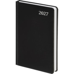 Ежедневник датированный 2027 Attache А5 168л 138x213мм балакрон черн