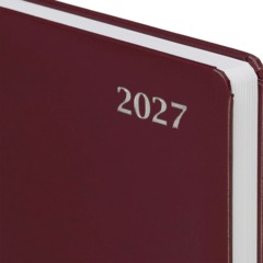 Ежедневник датированный 2027 Attache А5 168л 138x213мм балакрон бордо - фото 2
