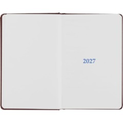 Ежедневник датированный 2027 Attache А5 168л 138x213мм балакрон бордо - фото 5