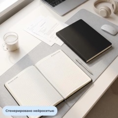 Ежедневник недатированный Attache А4 210х297мм 160л черный балакрон - фото 15