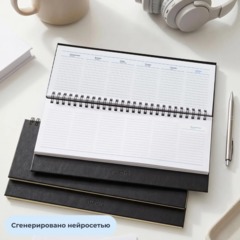 Планинг недатированный Attache 64л, черный балакрон - фото 11