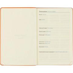 Ежедневник недатированный Attache А5 160л 138x213мм оранжевый - фото 6