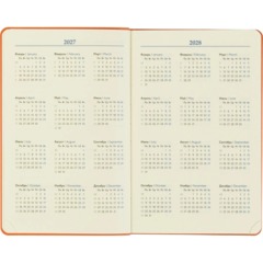 Ежедневник недатированный Attache А5 160л 138x213мм оранжевый - фото 7