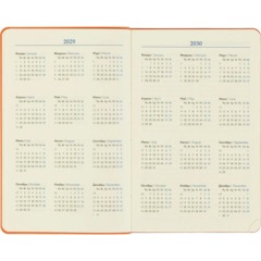 Ежедневник недатированный Attache А5 160л 138x213мм оранжевый - фото 8