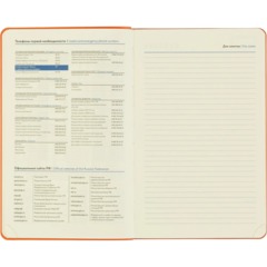 Ежедневник недатированный Attache А5 160л 138x213мм оранжевый - фото 13
