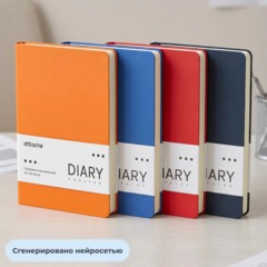 Ежедневник недатированный Attache А5 160л 138x213мм оранжевый - фото 18