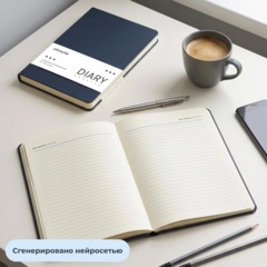 Ежедневник недатированный Attache А5 160л 138x213мм графит - фото 18