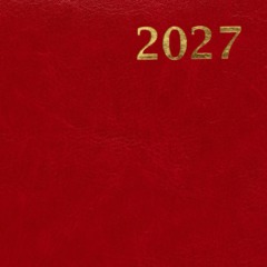 Ежедневник датированный 2027 Attache А5 168л 143x210 бордов (золотист срез) - фото 3