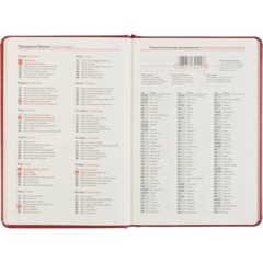 Ежедневник датированный 2027 Attache А5 168л 143x210 бордов (золотист срез) - фото 10