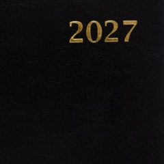 Ежедневник датированный 2027 Attache А5 168л 143x210 черн (золотист срез) - фото 3