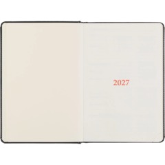 Ежедневник датированный 2027 Attache А5 168л 143x210 черн (золотист срез) - фото 5