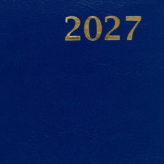 Ежедневник датированный 2027 Attache А5 168л 143x210 синий(золотистый срез) - фото 3