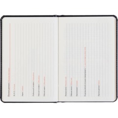 Еженедельник недатированный Attache А6 64л 100x150мм черный - фото 6