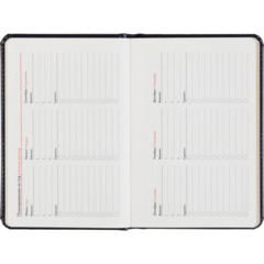 Еженедельник недатированный Attache А6 64л 100x150мм черный - фото 10
