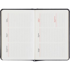 Еженедельник недатированный Attache А6 64л 100x150мм черный - фото 12