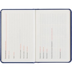 Еженедельник недатированный Attache А6 64л 100x150мм синий - фото 6
