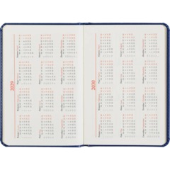 Еженедельник недатированный Attache А6 64л 100x150мм синий - фото 8