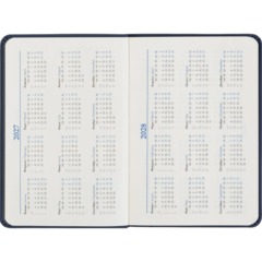 Еженедельник недатированный Attache АУРА А6 100х150мм 64л синий - фото 7