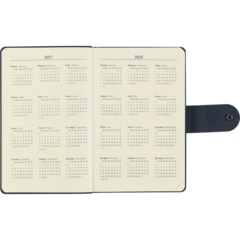 Ежедневник недатированный Attache ВОЯЖ А5 160л 138x213мм графит на кнопке - фото 7