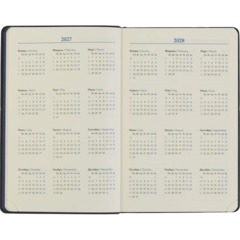 Ежедневник датированный 2027 ИМИДЖ Attache А5 168л,138x213,иск.кож,тем-син - фото 7