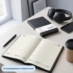 Ежедневник датированный 2027 ИМИДЖ Attache А5,168л,138x213мм,иск.кожа,черн - фото 16