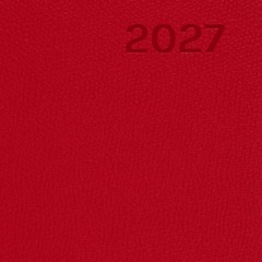 Ежедневник датированный 2027 ИМИДЖ Attache А5,168л,138x213мм,иск.кожа,красн - фото 3