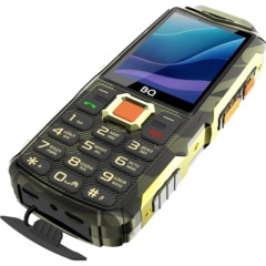 Мобильный телефон BQ 2430L Tank Connect Camouflage+Gold - фото 4