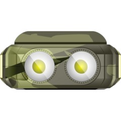 Мобильный телефон BQ 2430L Tank Connect Camouflage+Gold - фото 5