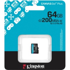 Карта памяти microSDXC Kingston SDCG4/64GBSP 64G Go Plus G4 200R V30 - фото 3