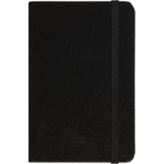 Бизнес-блокнот Attache (100x150 мм) А6, ЭССЕ,балакр,резин,клетка,черный,80л