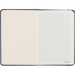 Бизнес-блокнот Attache (100x150 мм) А6, ЭССЕ,балакр,резин,клетка,синий, 80л - фото 5